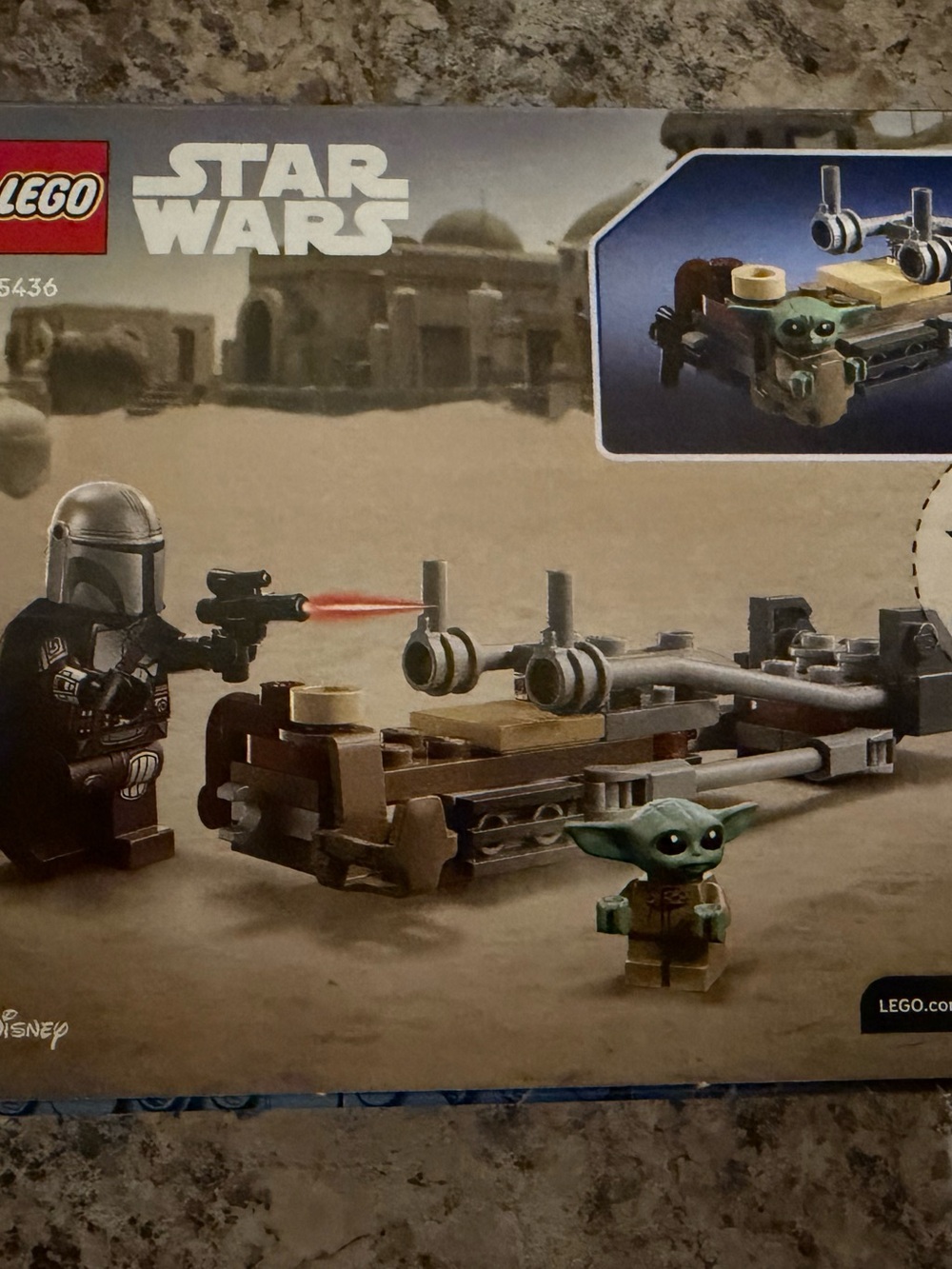 LEGO Star Wars The Mandalorian & Grogu's Speeder Bike 75436, 58 Pieces, 6+ NEW - Picture 13 of 13